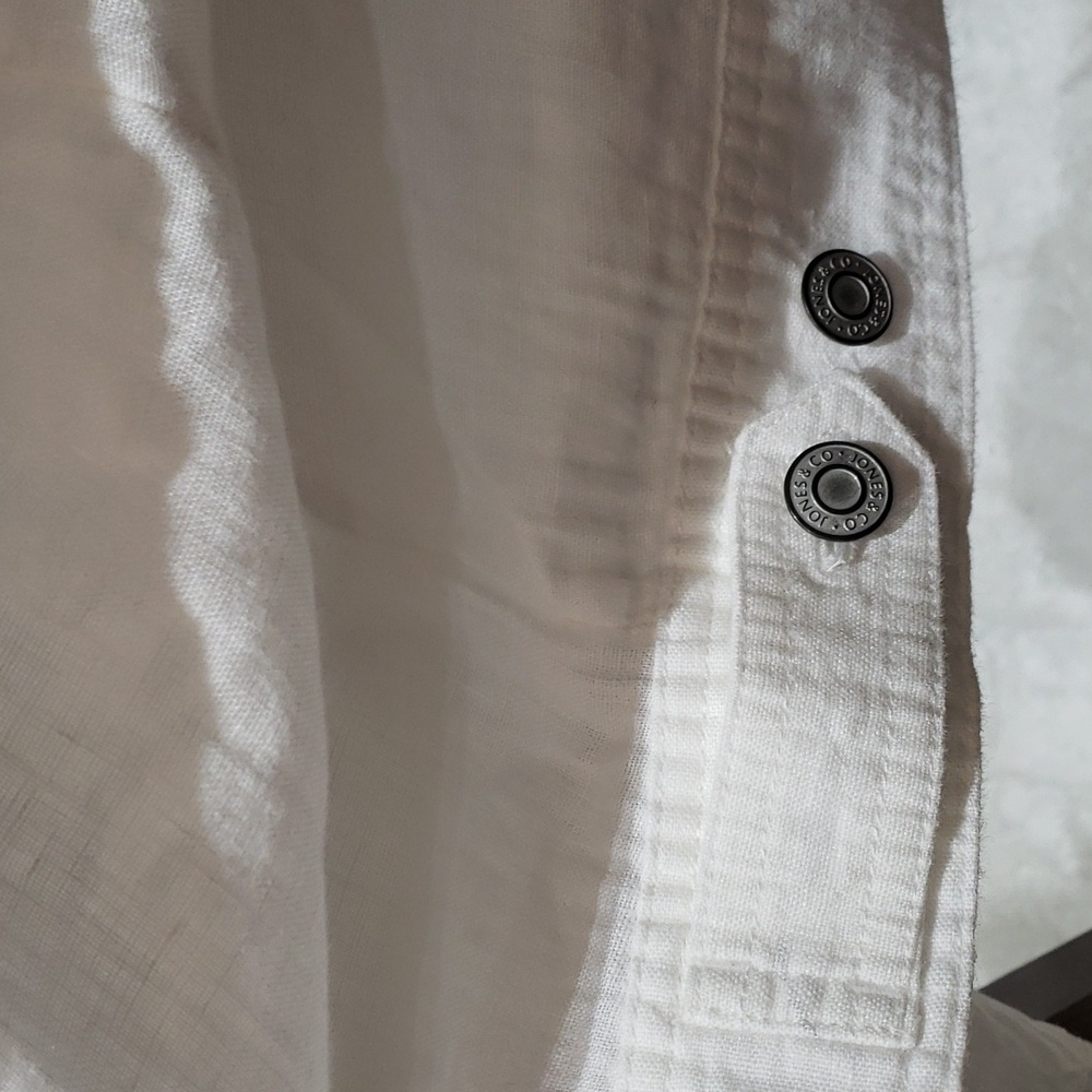 NWT JNY  white 100%linen white jackets - Picture 15 of 16